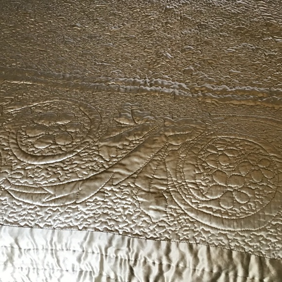 Other - Elegant Tan/Champaign Quilted Bedspread